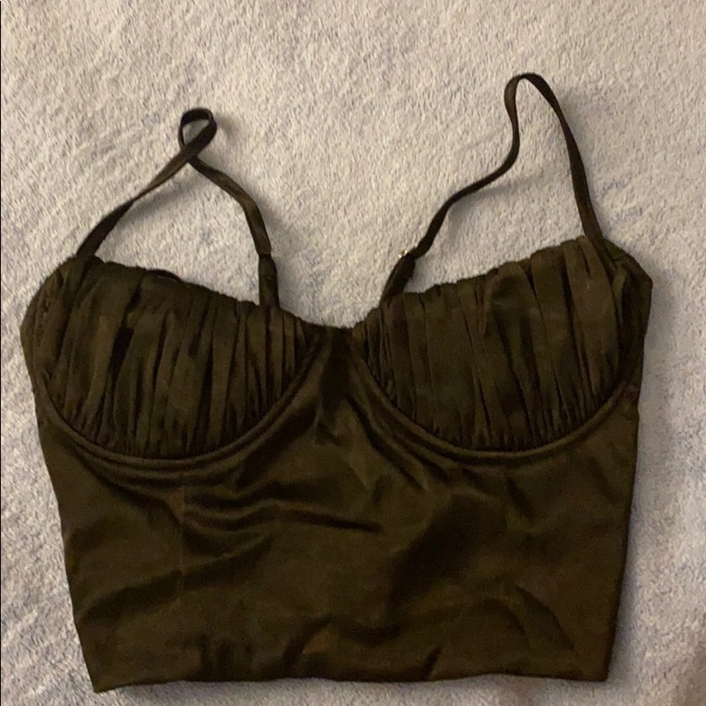 Black crop top corset XS TIGERMIST